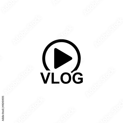 Free Download Vlog vector  icon. - GFXLoad