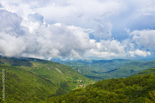 mountain landscape in Croatia. © phant