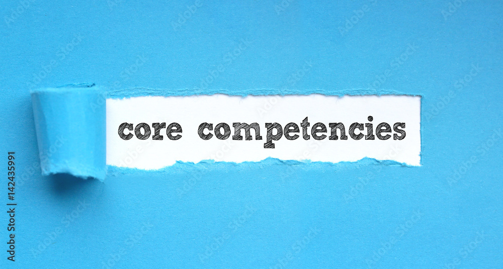 core competencies / Paper Stock Photo | Adobe Stock