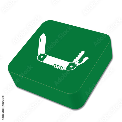 Camping knife icon