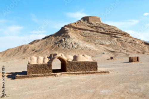 in iran  the antique    temple