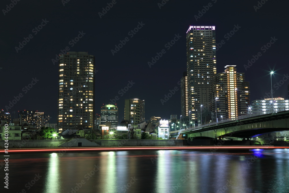 Fototapeta premium Tokyo night view