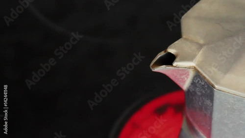Boiling coffee in a bialetti stove top coffee maker