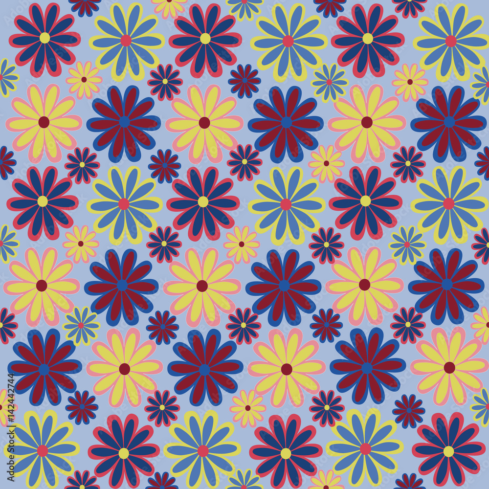 abstract pattern flower seamless pink beauty summer