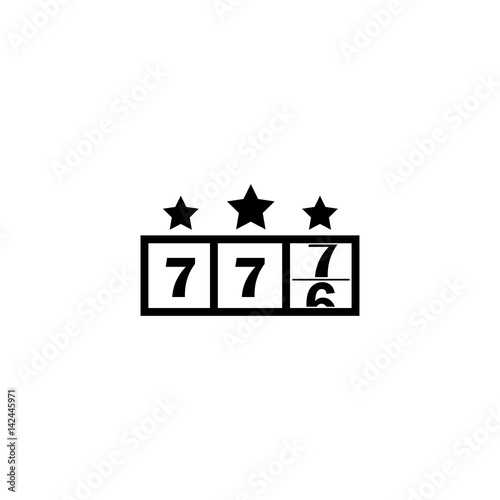 Jackpot vector  icon.