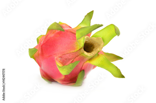 Dragon fruit isolated on a white background photo