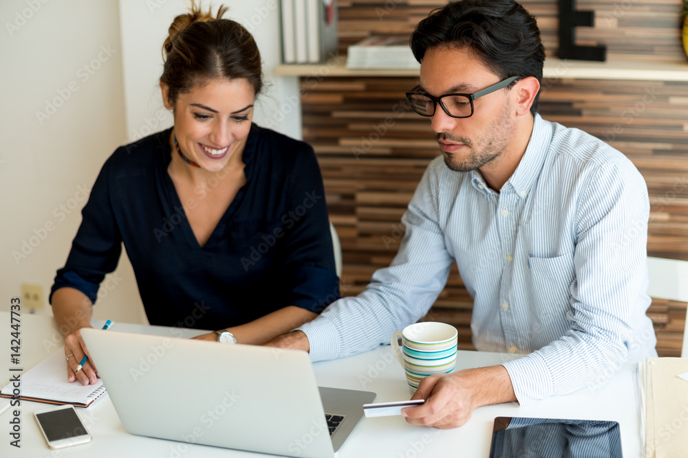 Obraz premium Shopping online