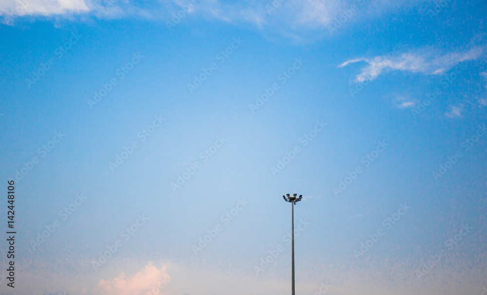 blue sky background, landscape