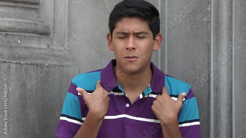 Person Talking To Himself