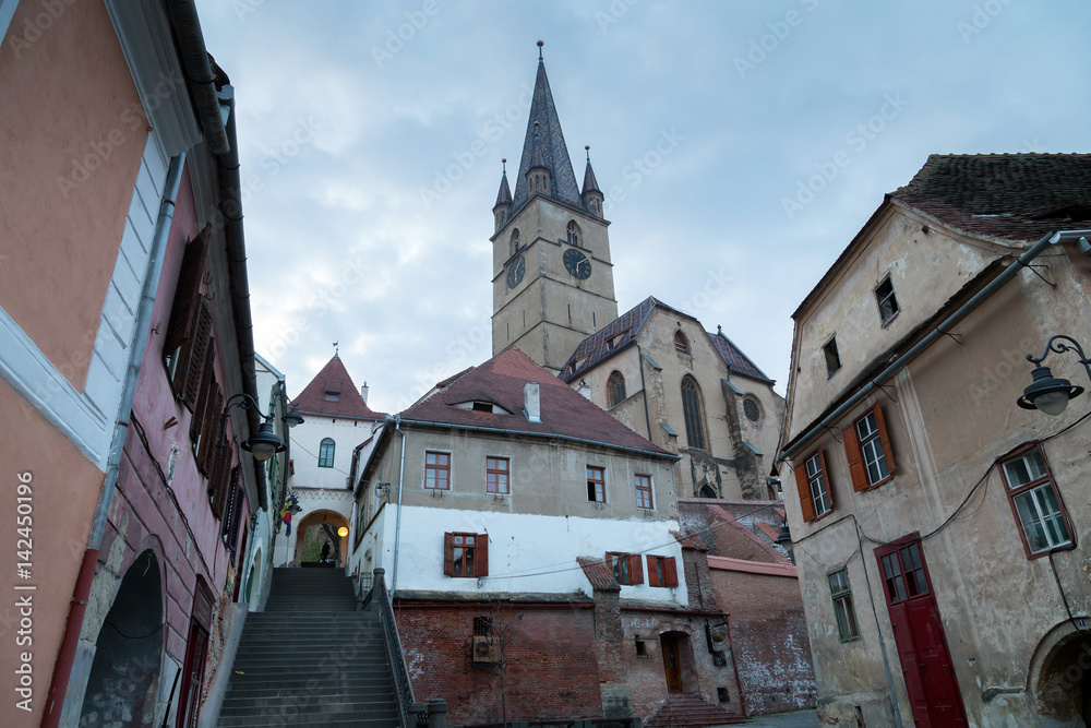 Obraz premium Sbiu, Romania - historical center 