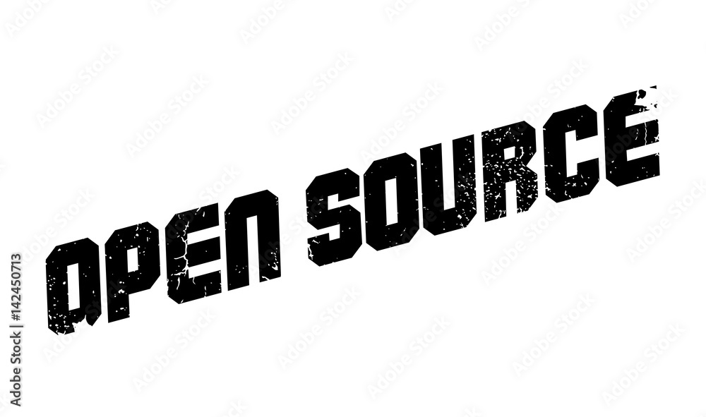Open Source rubber stamp. Grunge design with dust scratches. Effects can be easily removed for a clean, crisp look. Color is easily changed. Open Source rubber stamp. Grunge design with dust scratches. Effects can be easily removed for a clean, crisp look. Color is easily changed.