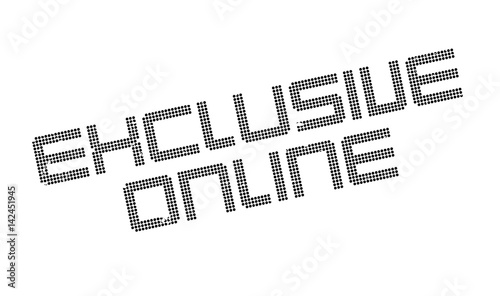 Exclusive Online rubber stamp. Grunge design with dust scratches. Effects can be easily removed for a clean, crisp look. Color is easily changed.