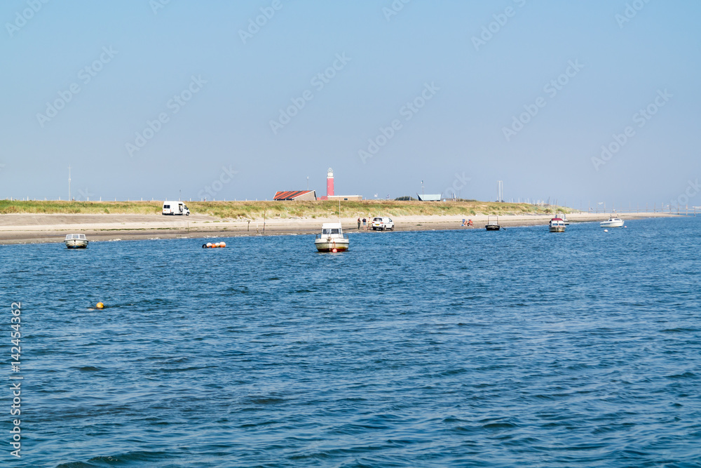 Coast of Waddensea island Texel, Netherlands