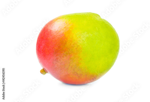 Red mango isolated on white background cutout