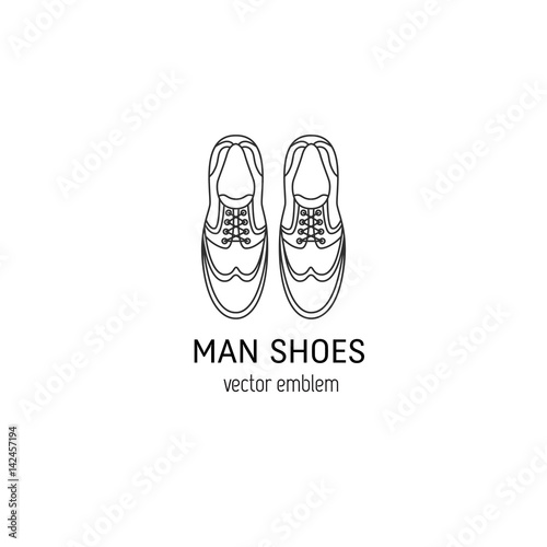 Man shoes logo