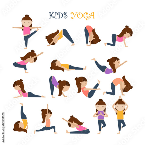 Yoga kids poses