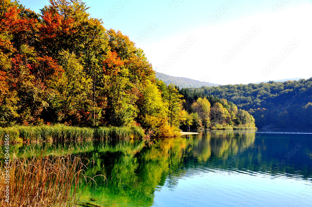 Fototapeta premium プリトヴィッチェ湖群