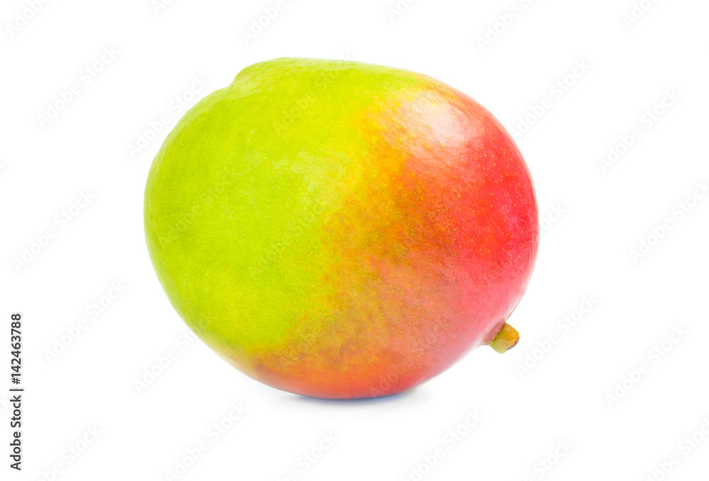 Red mango isolated on white background cutout Red mango isolated on white background cutout