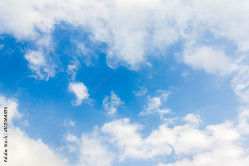 Obraz premium blue sky background