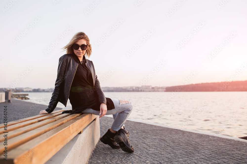 beautiful girl posing, professional model works, city walk beautiful girl posing, professional model works, city walk