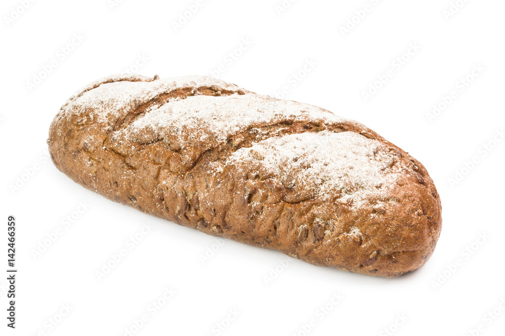 Flour confectionery product isolated on a white background cutout Flour confectionery product isolated on a white background cutout