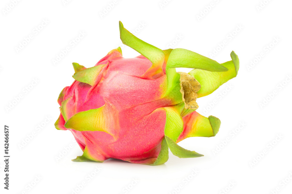 Dragon fruit isolated on a white background cutout Dragon fruit isolated on a white background cutout
