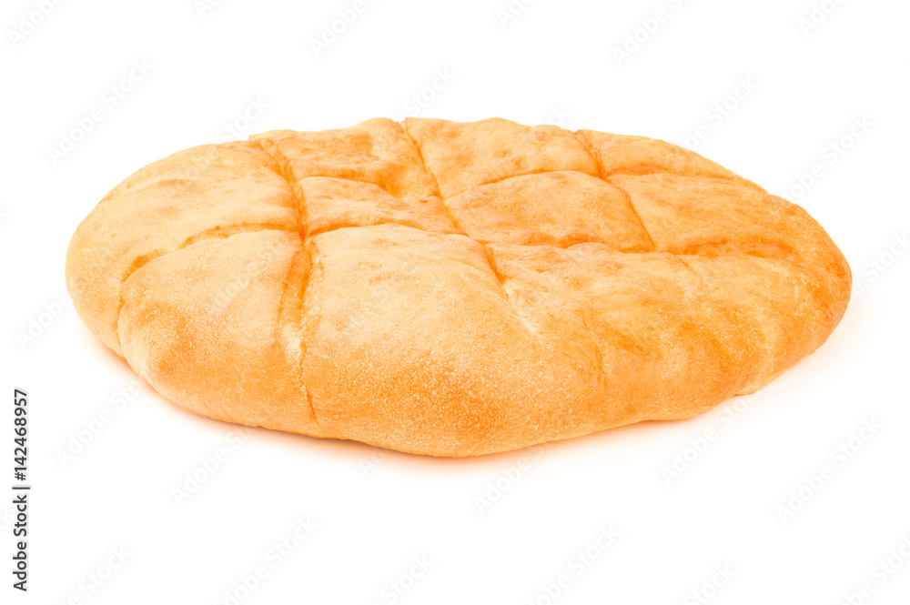 Bread product isolated on a white background cutout Bread product isolated on a white background cutout