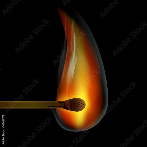 Fire Match Vector