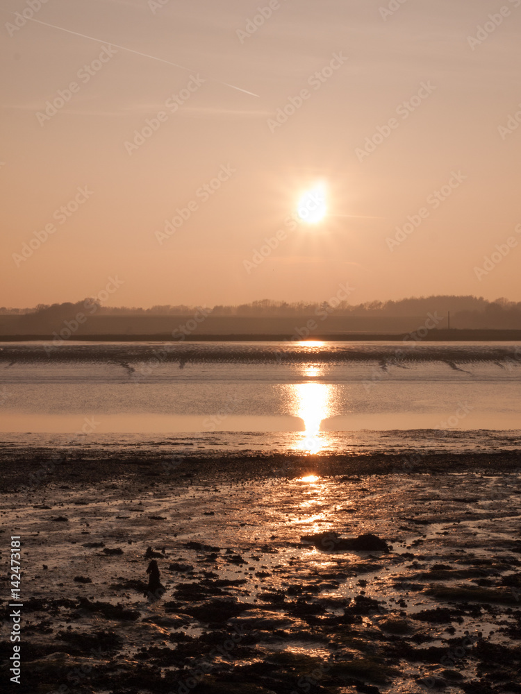 Incredibly Beautiful Shots of the River Beds in Wivenhoe Essex as the Sun Goes Down and the Birds Fly to Alresford Incredibly Beautiful Shots of the River Beds in Wivenhoe Essex as the Sun Goes Down and the Birds Fly to Alresford
