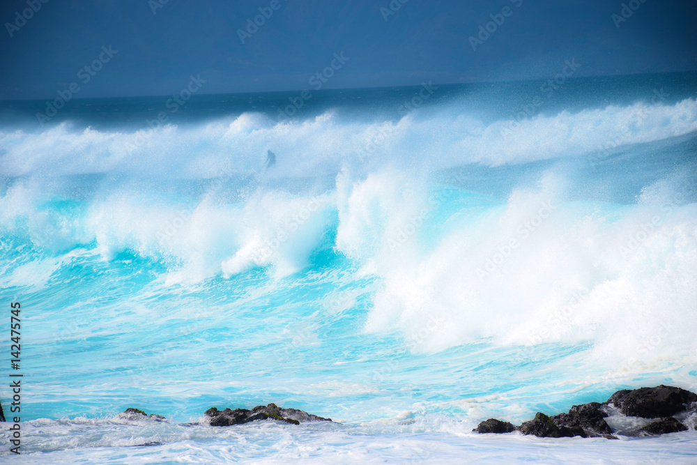 Naklejka premium Waves