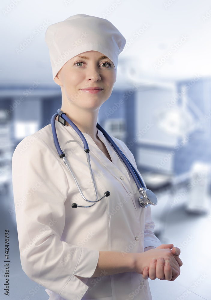 Woman medical doctor portrait Woman medical doctor portrait
