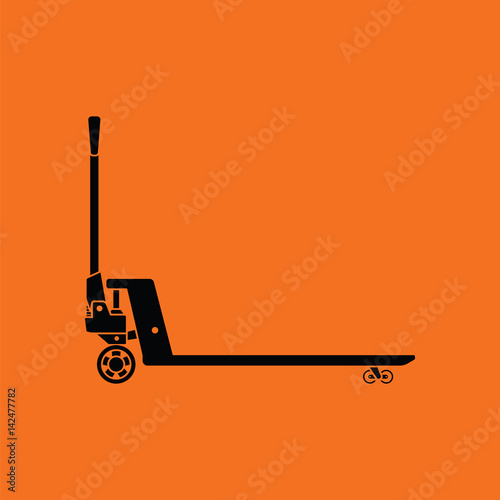 Hydraulic trolley jack icon