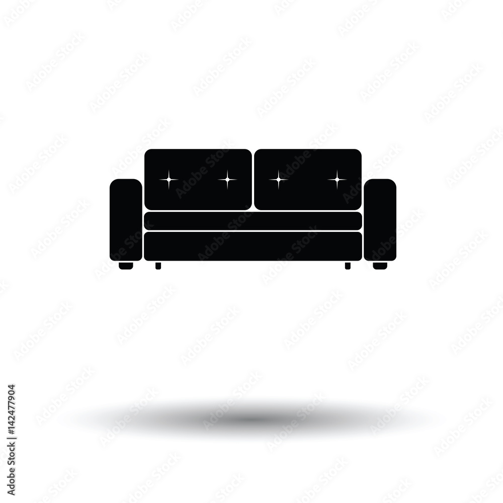 Home sofa icon