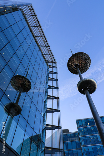refelection in the office