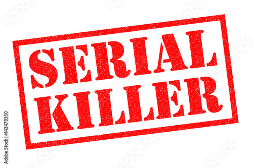 Konstfotografi SERIAL KILLER Rubber Stamp