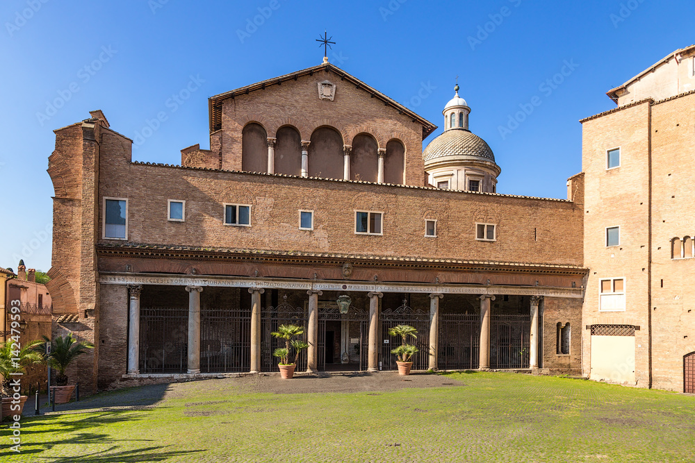 Rome, Italy. Basilica Santi Giovanni e Paolo.
