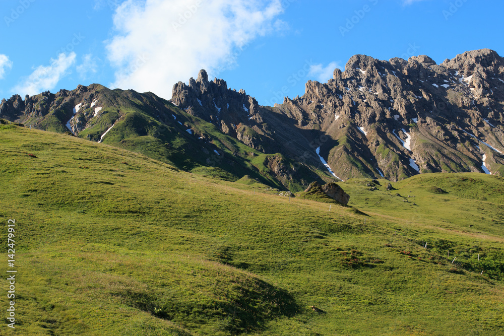 Fototapeta premium forcella denti di Terrarossa - Dolomiti