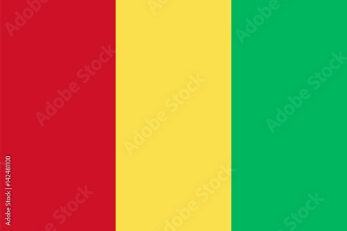 Free Download Vector of amazing Guinean flag. - GFXLoad