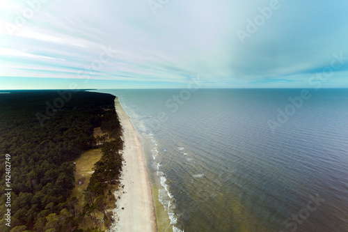 Baltic sea coast near Liepaja, Latvia.