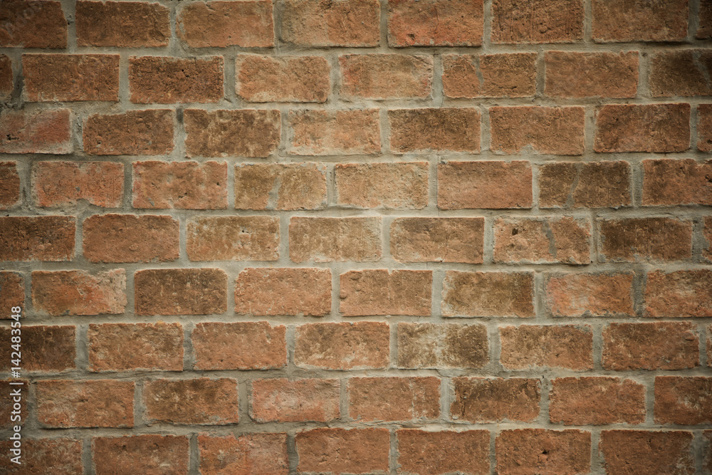 Obraz premium Old brick wall background and textured