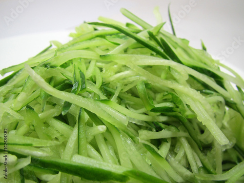Cuadro en lienzo 胡瓜の細切り