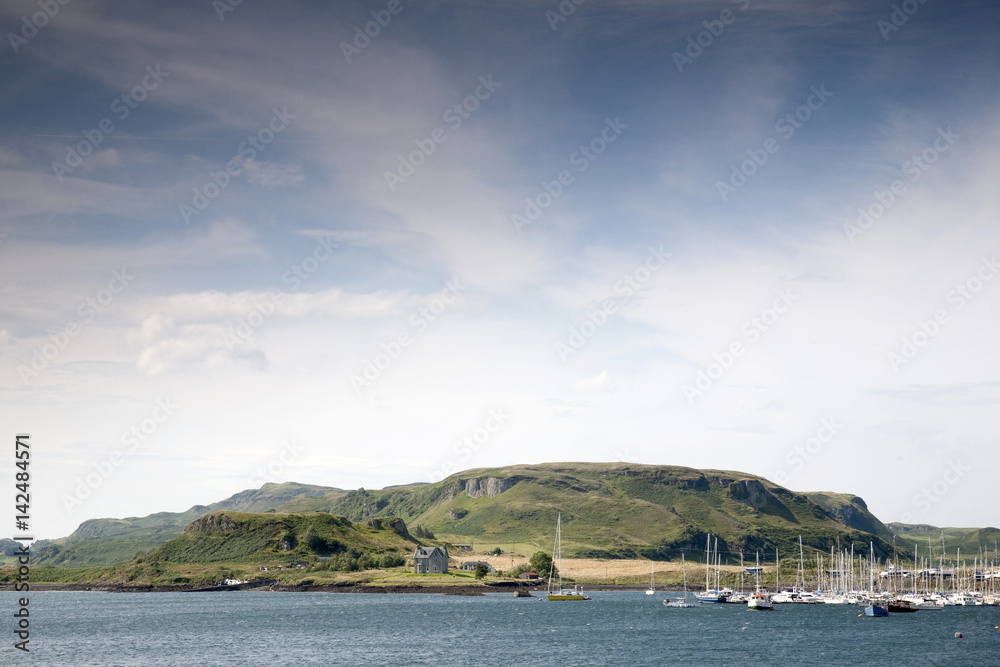 Landscape of Isle of Kerrera; Scotland