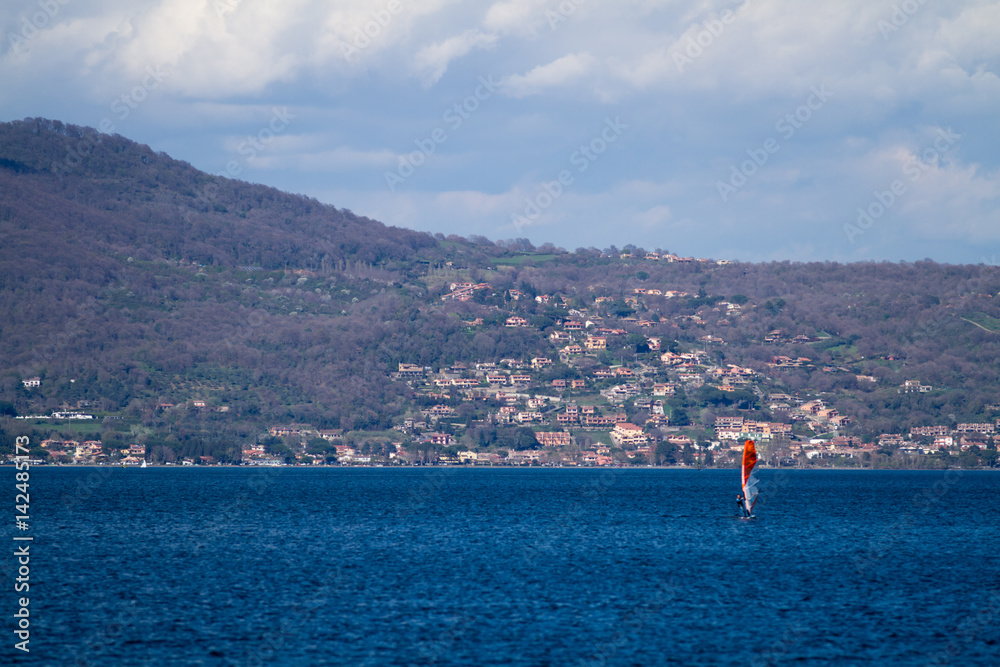 lake of bracciano activities near rome italy