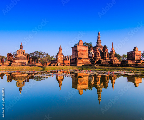 Sukhothai historical park where is the old town of Thailand