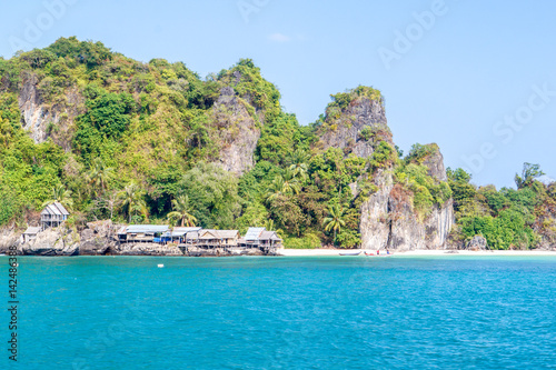 A small fishing village on the Langka Jew Island It is located in the Gulf of Thai, Chumphon Province, Thailand