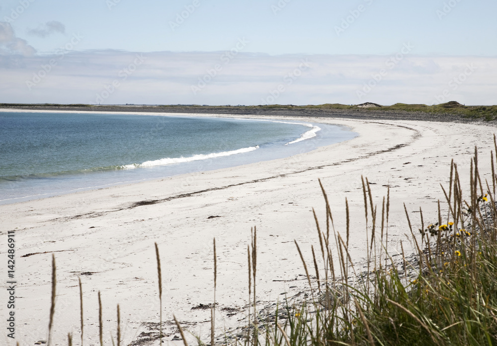 Whitemill Bay on Sanday Island in the Orkney Islands, Scotland