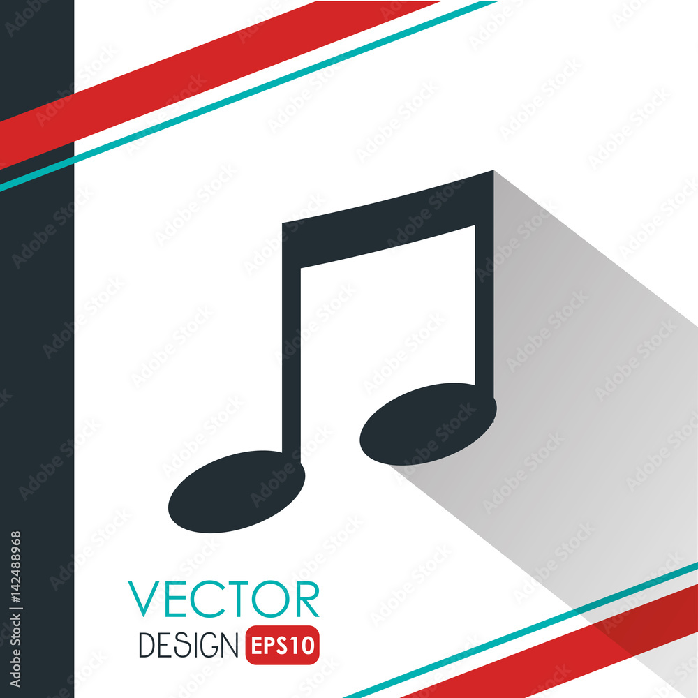 music icon design, vector illustration eps10 graphic music icon design, vector illustration eps10 graphic