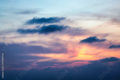Sunset sky © Peera