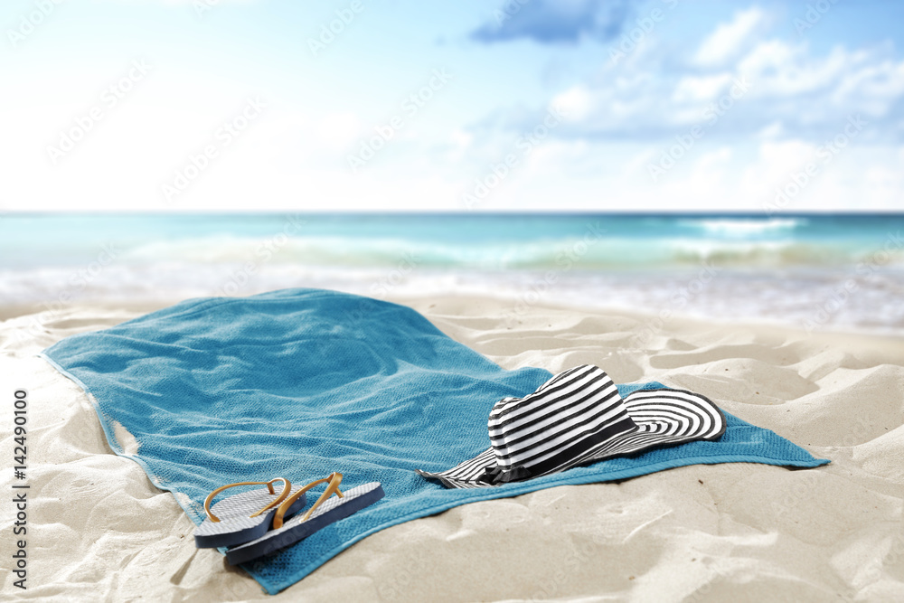 Obraz premium towel on beach 