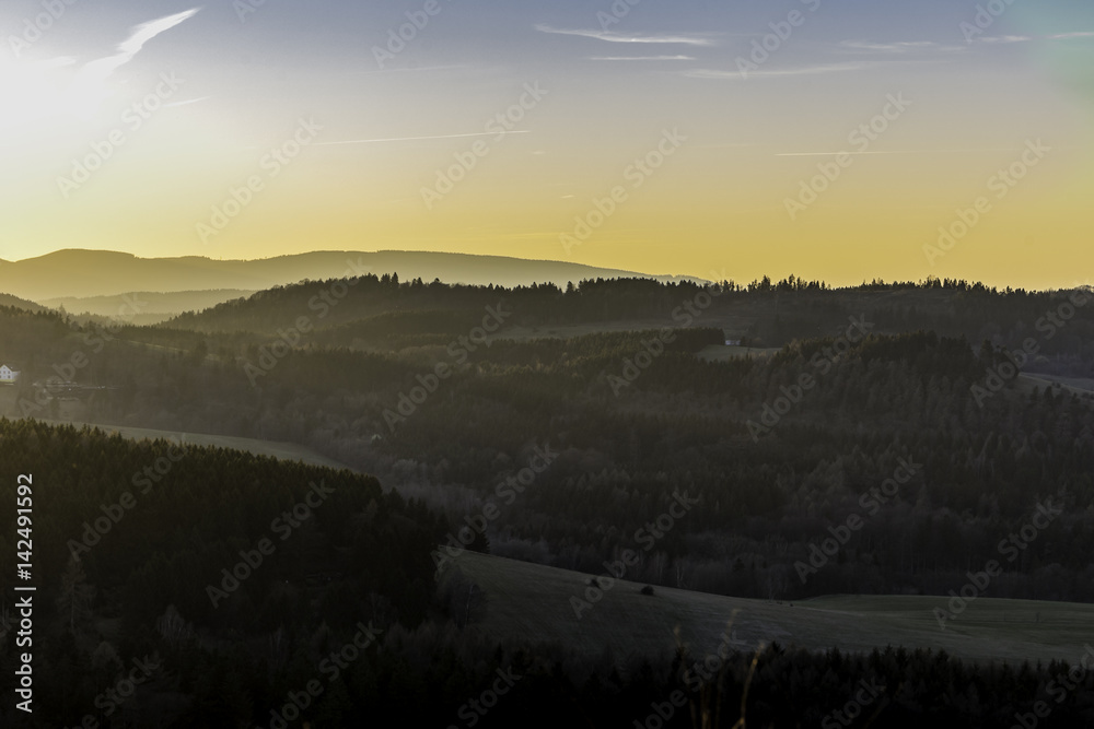 Sonnenuntergang am Rammelsberg